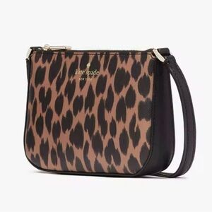 Kate Spade New York Small Schuyler Leopard Print Crossbody Bag